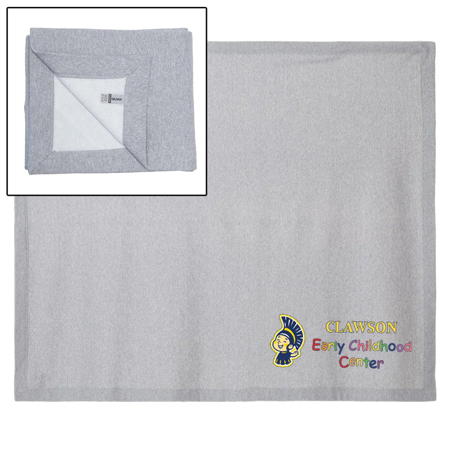Clawson Early Learning Center Heavy Blend Fleece Stadium Blanket