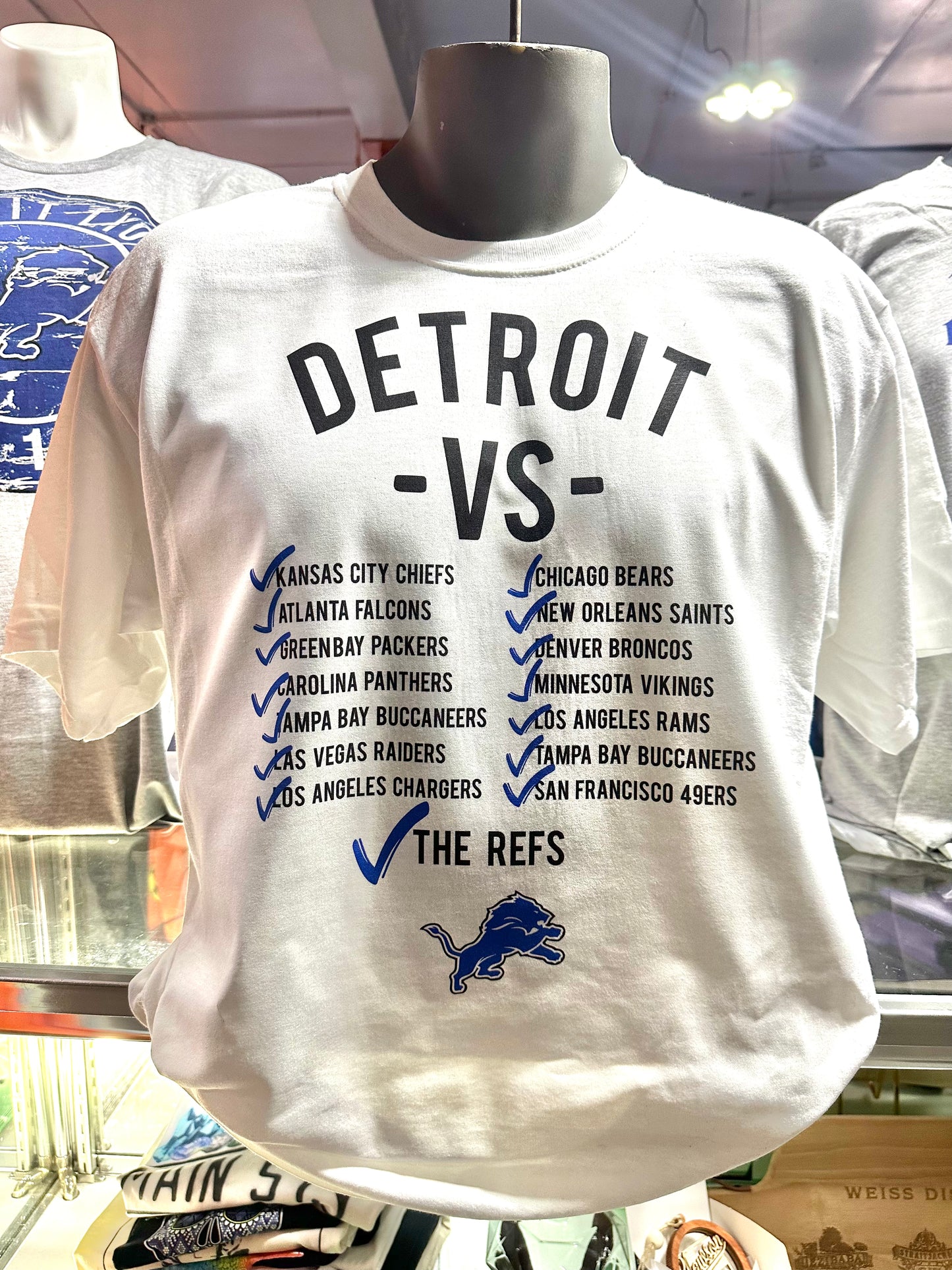 Vs. the Refs white cotton tee
