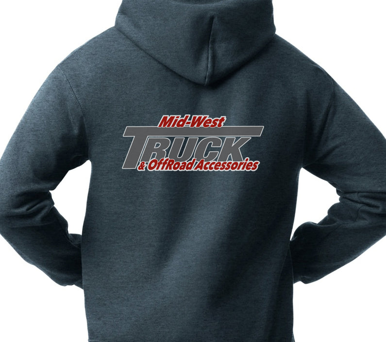 MidWest Truck Grey Hoodie