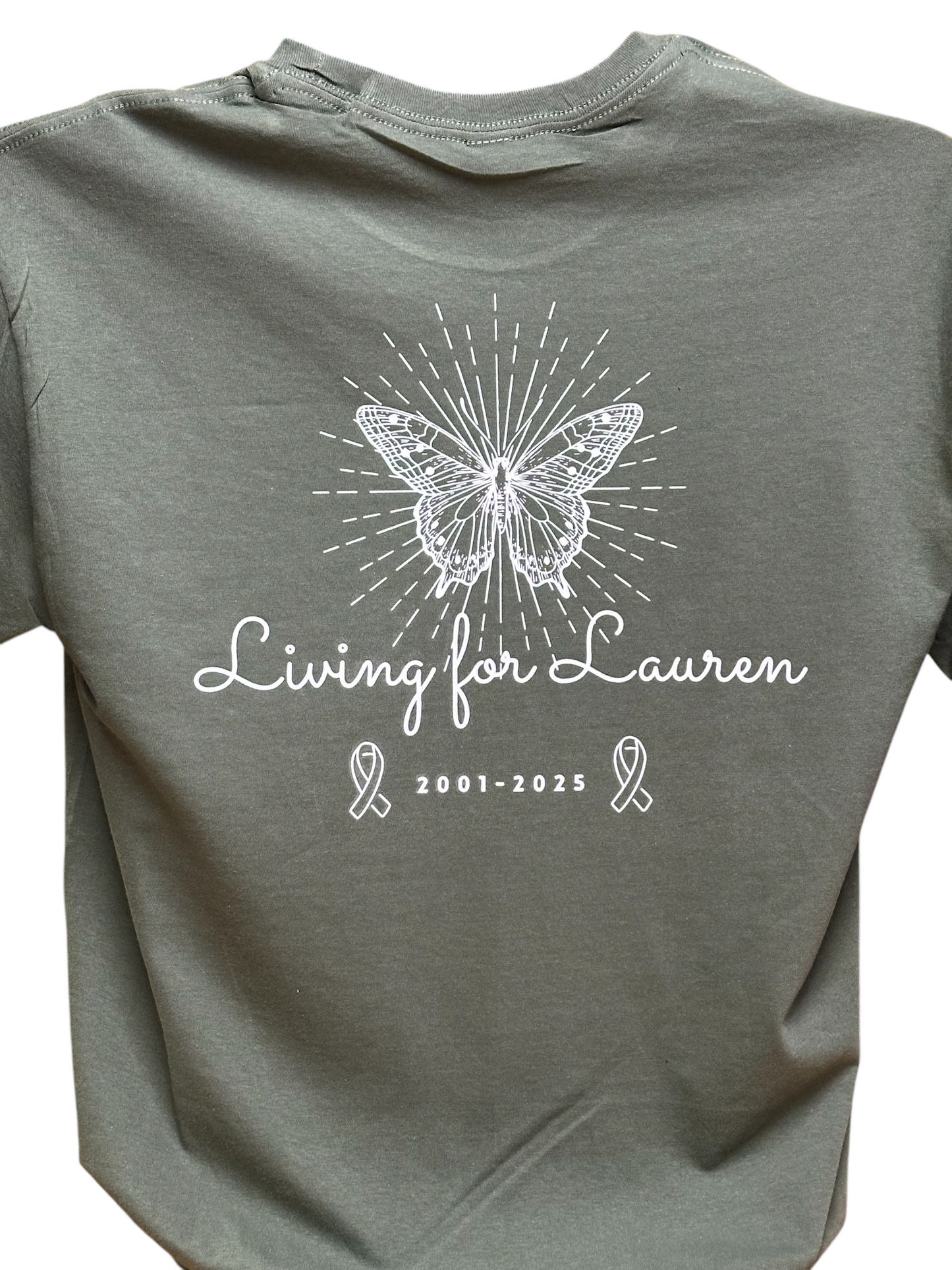 Living for Lauren Fundraising T-Shirt