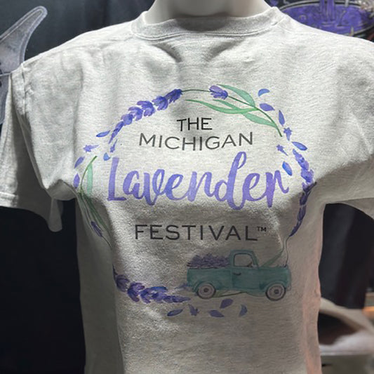 The Michigan Lavender Festival Short Sleeve Tee