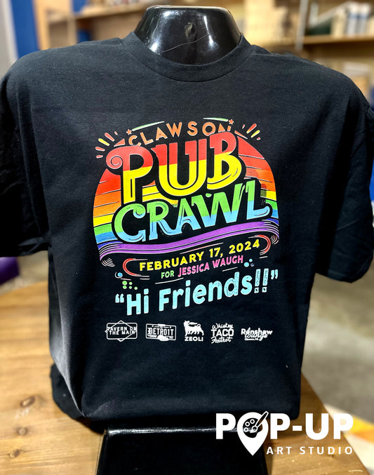 Pub Crawl Tee Shirt - FUNDRAISER